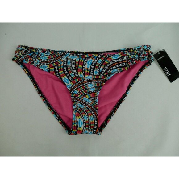 New A New Approach Geometric Print Hipster Bikini Bottom Womens Size 6 - Picture 1 of 5